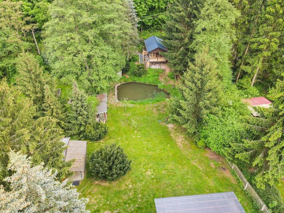 Tiny House Am Teich Leilighet Garnsdorf Eksteriør bilde